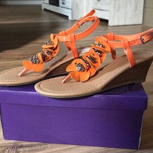 Adorable sandals never used NWOT